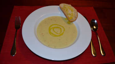 Leek Soup with Olive Oil