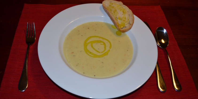 Leek Soup with Olive Oil