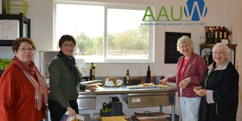 The French Olive hosts AAUW from Escalon, CA