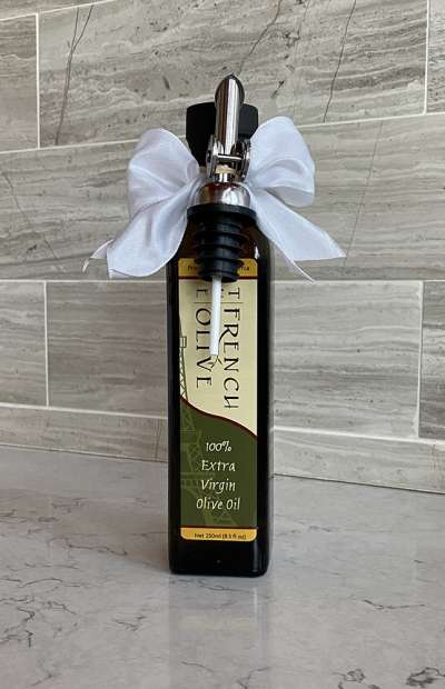 TFO | 250ml Olive Oil Gift Bottle with White Ribbon