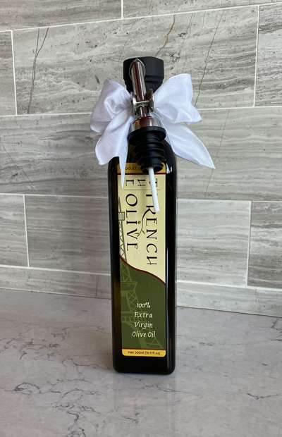 TFO | 500ml Olive Oil Gift Bottle with White Ribbon