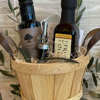 250ML Dipper Set with Wooden Basket