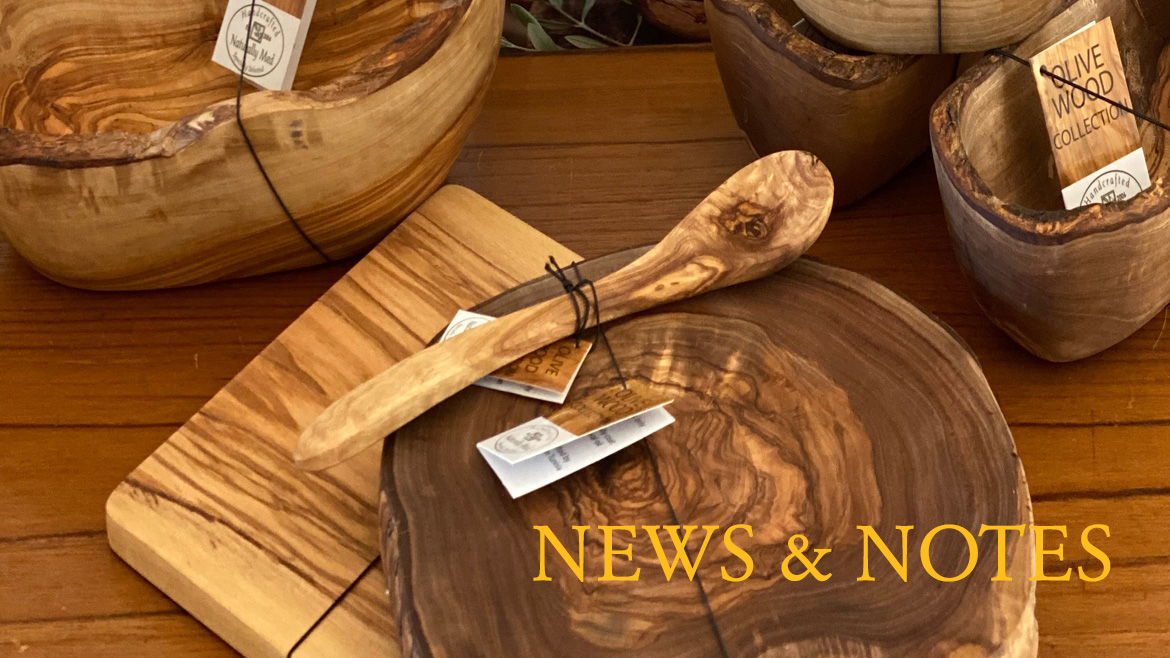 New Handcrafted Olive Wood Products