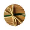 TFO | Round Olive Wood Coasters (Green Resin)