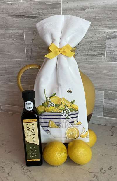 TFO | Lemons Towel plus Lemon-Flavored Olive Oil