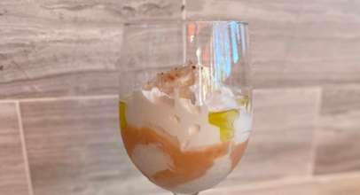 Blood Orange-Curd Sundaes with Olive Oil & Sea Salt