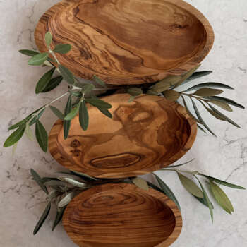 TFO | Olivewood Nesting Dishes
